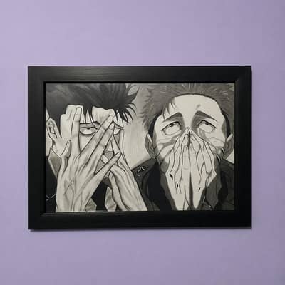 Hiromi Higuruma hand drawn art