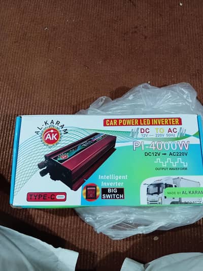 Car inverter 4000 watt not used