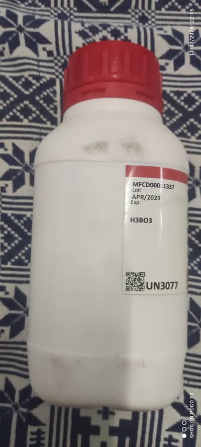 Boric Acid & Sodium Hydroxide