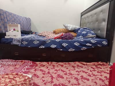 King Size Bed with Dressing Table