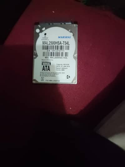 MARSHAL 500GB 2.5" Laptop HDD – 100% Health
