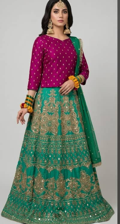 Stitched 3 PC lehnga