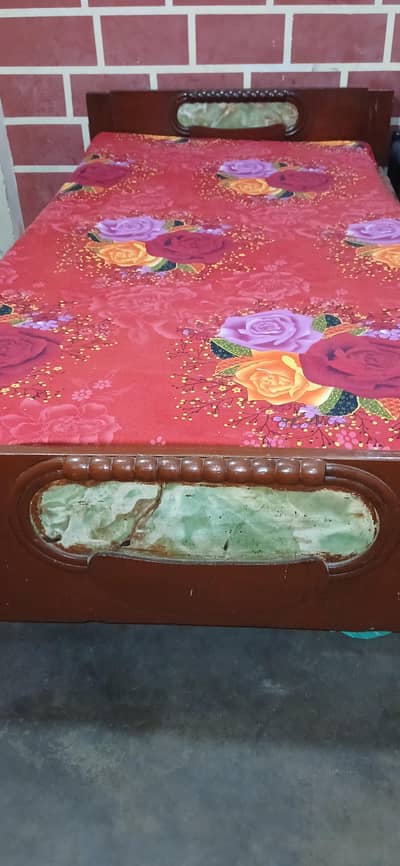 Solid Wooden Bed for Sale
