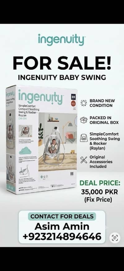 Baby swings ingenuity