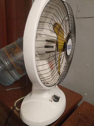 Crescent Rechargeable charging Fan - Double Battery Excellent Working
