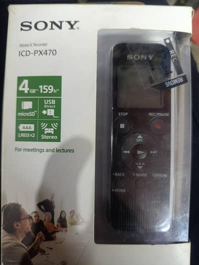 Sony Stereo IC Recorder (ICD-PX470)