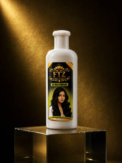 FTZ Herbal Shampoo - 200ML | Organic Hair Growth & Anti-Hair Fall