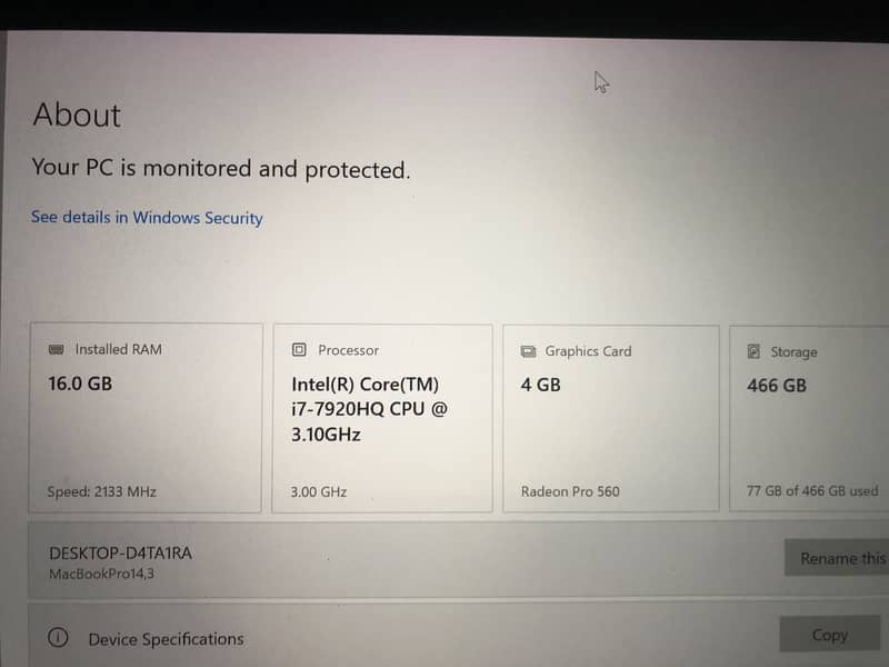 macbook pro 2017 4