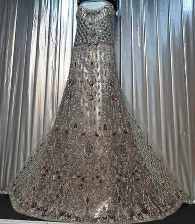 bridal walima dress only 3 hours used