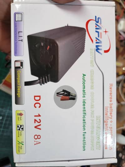 Brand New Box pack 8 Ampere Dc Power supply and Battery charger