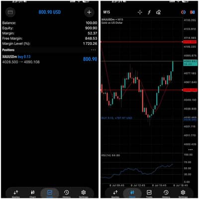 Professional Forex Trading Service – XAU/USD (Gold)