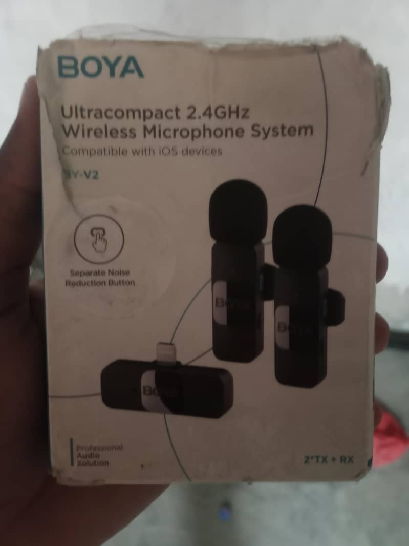 Used iphone wireless mic 6