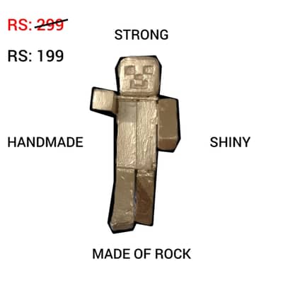 Golden Minecraft Steve