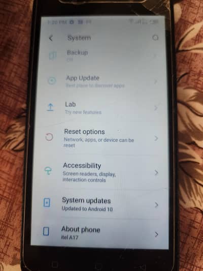 itel A17 mobile for sale