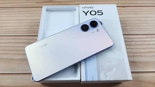 Vivo y05 , (4+128GB Just Box Open,  Just few days use