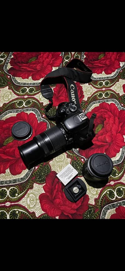 Canon EOS 600D DSLR Camera with Dual Lens Kit (18-55mm & 55-250mm)