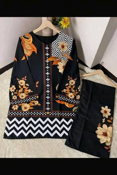 Brand New Khaadi 2Pc Lawn Suit - Ready to Wear - COD Karachi