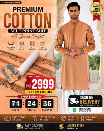 cash on delivery available premium suit