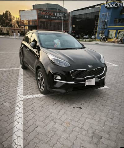 2022 Sportage for rent with driver