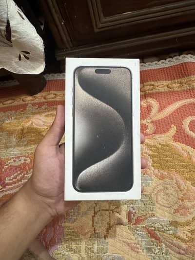 IPhone 15 Pro Max | 96% Health | Non PTA / JV | Natural Titanium | Box