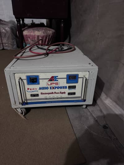 Used only for Six months 2000 Watts DC 24 V Fully Automatic