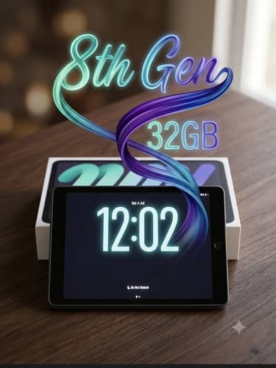 Apple iPad 8th Gen (Cellular) • Complete Official Box Pack 10/10 Mint