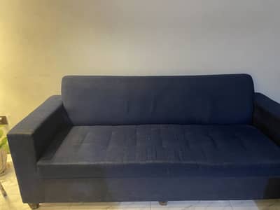 Blue 5 seater sofa for sale