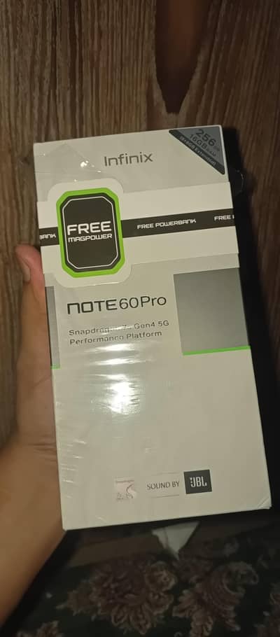 Infinix Note 60 Pro 16GB/256GB Box Pack  Urgent Sale
