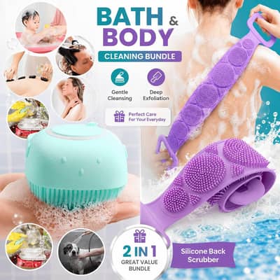 Silicone Back Scrubber and Silicone Back
