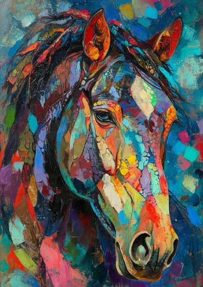 Horse painting