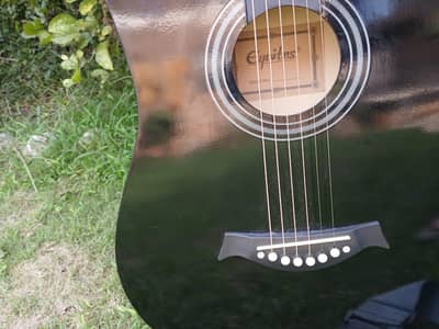 Equites Black Guitar Acoustic for sale