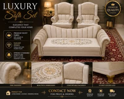 Luxury Sofa Set For Sale