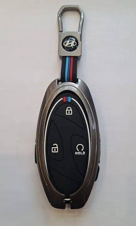 hyundai sonata 2025 metal keycover with silicone case with screwdriver scratch proof waterproof shock proof elegant look stylish