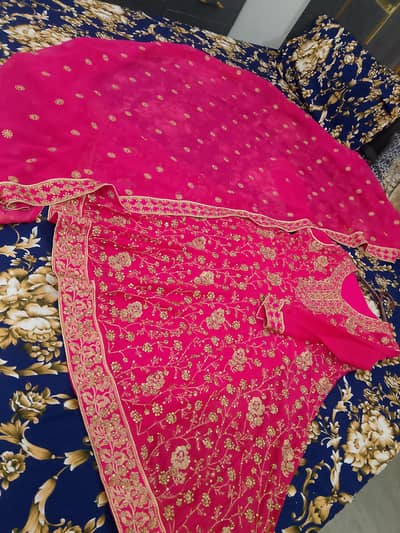 kashees hot pink dress