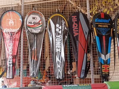 Badminton Rackets available Fresh Stock with home delivery service 