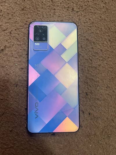 Vivo V21e 8/128 complete box sheet lgi hui haii all ok phone only sale