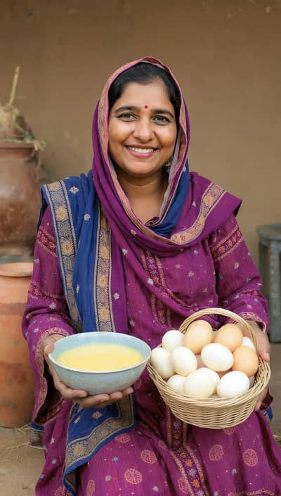 asli desi egg