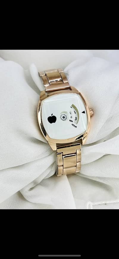 Elegant Women's Square Dial Watch - Rose Gold Bracelet (Brand New)