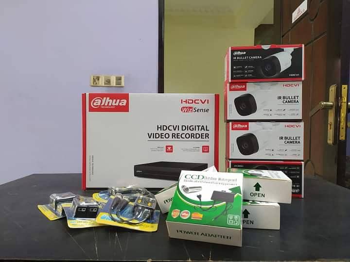 4 Cameras completely setup 2