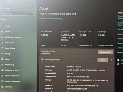 Complete PC Setup | Dell OptiPlex i5 |SSD+HDD | with dell monitor