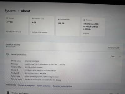 Dell precision 5540