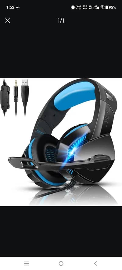 PHOINKAS H3 OVER EAR GAMING HEADPHONES