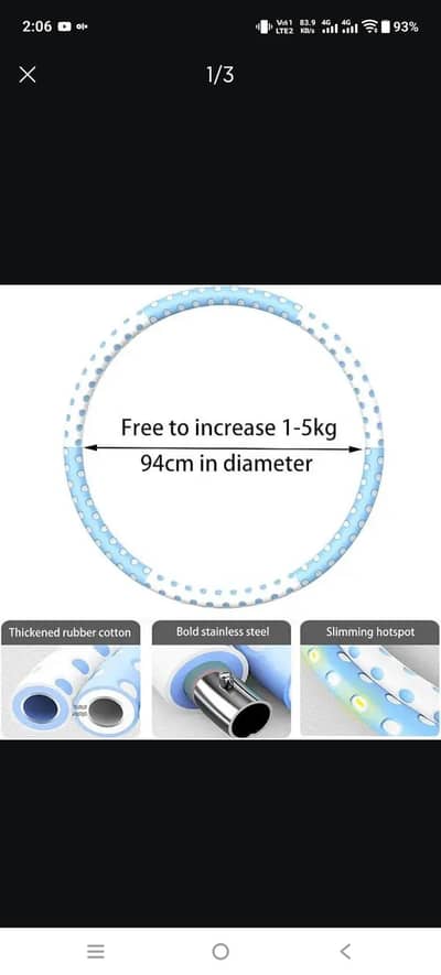 HULA HOOPS 94 CM