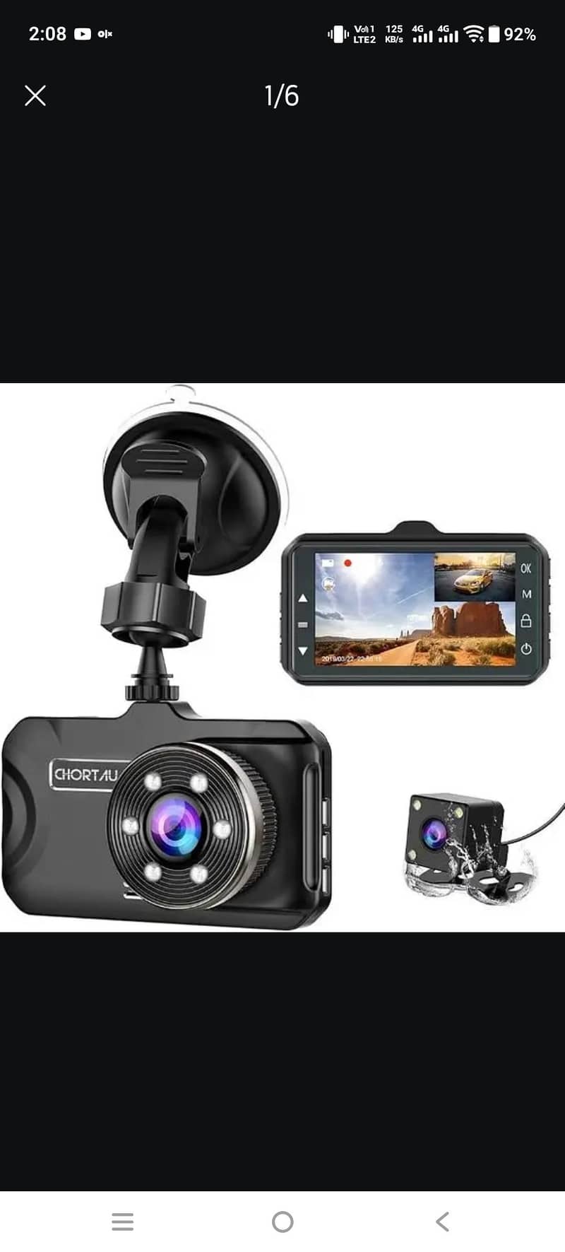 CHORTAU DUAL DASH CAMERA 0
