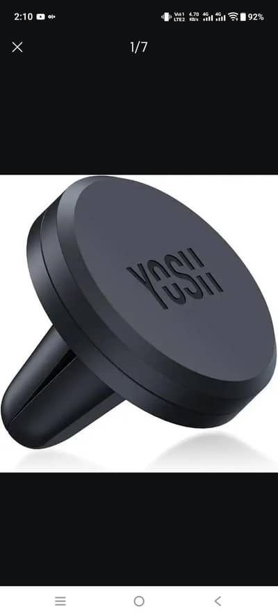 YOSH Car Phone Holder, Magnetic Phone Car Mount Air Vent