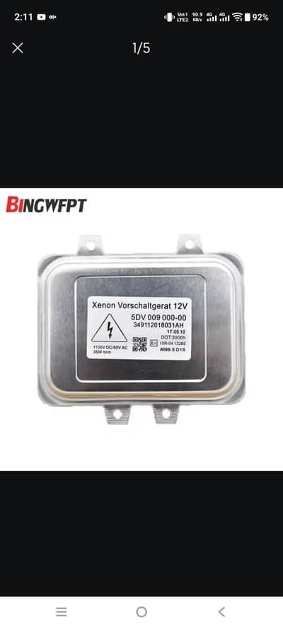 5DV VORSCHALTGERAT 12V BALLAST XENON HEADLIGHTS FOR CAR