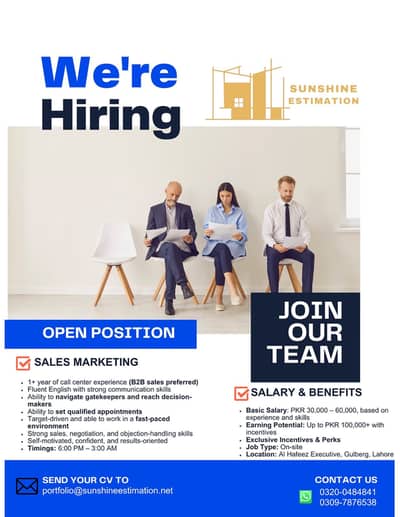 We are Hiring B2B Sales Experts