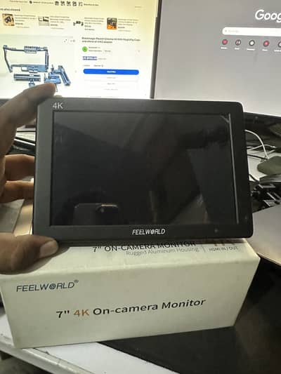 FeelWorld 7" inch IPS 4K HDMI Camera Monitor Used