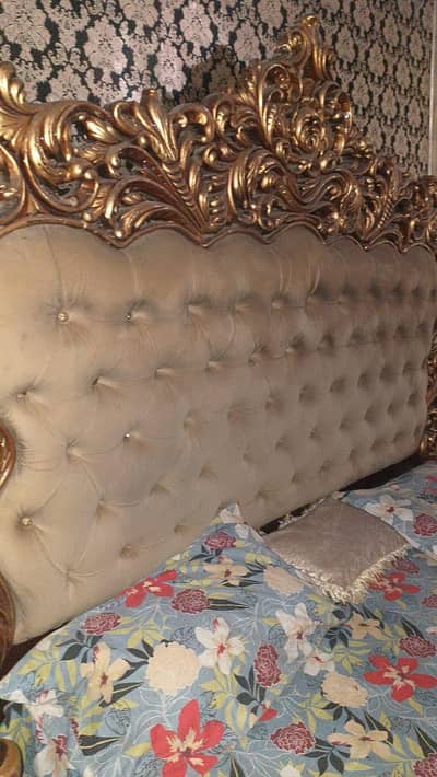 bed set side tables sofa  dinner table  iron table