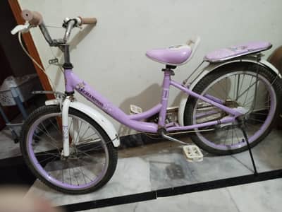 Champion Girls Bicycle 20" – Purple & White | Good Condition